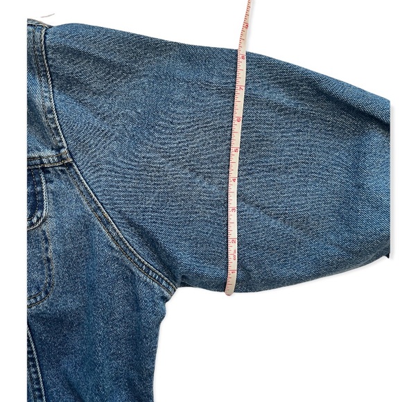 vintage raw jean jacket with button up front EL DORADO - Picture 8 of 8